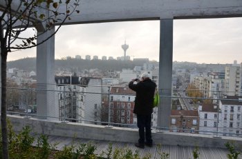 Vista desde el edificio del BETC en Pantin